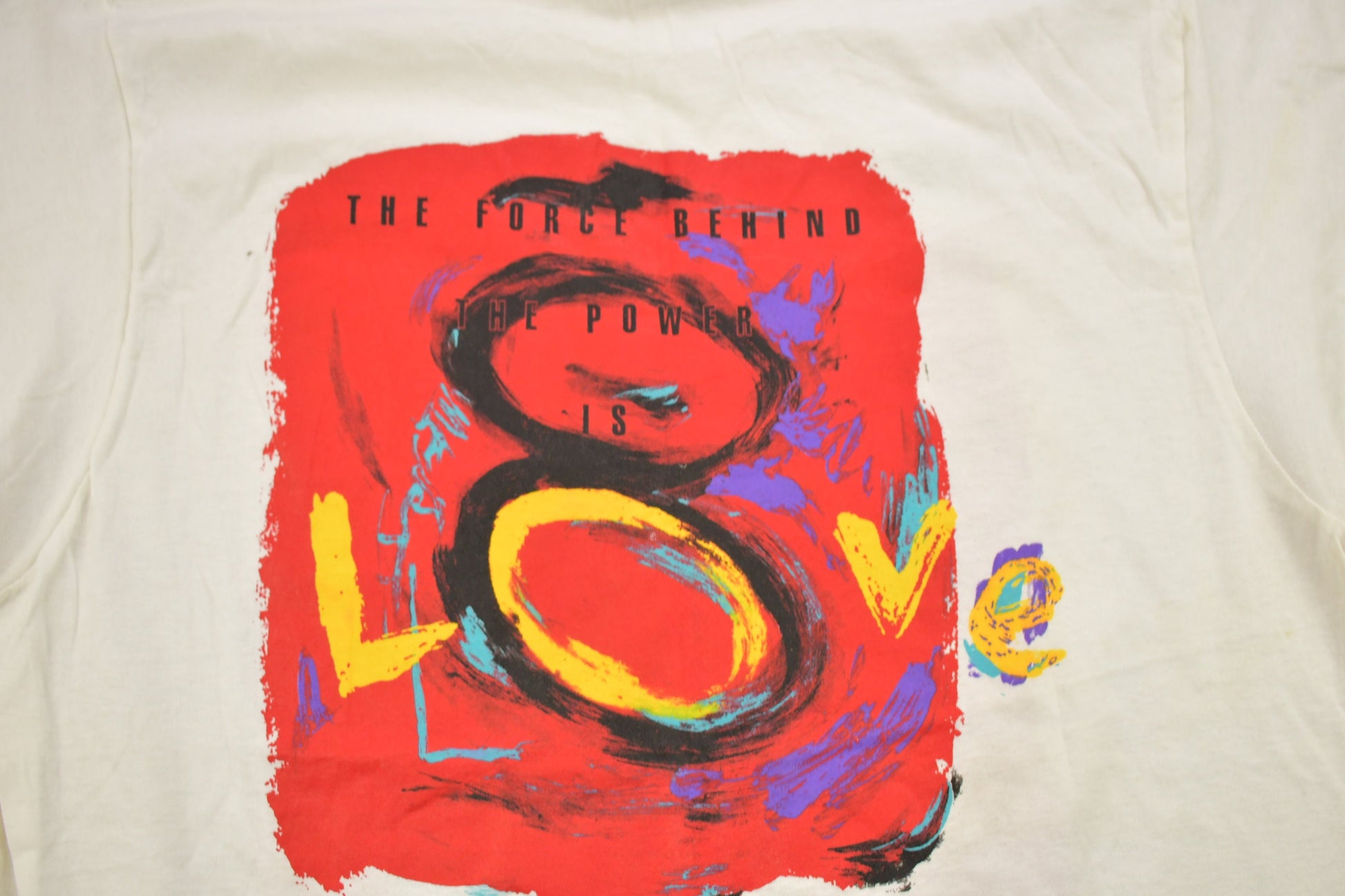 Vintage 1991 Diana Ross The Force Behind the Power Band T-shirt