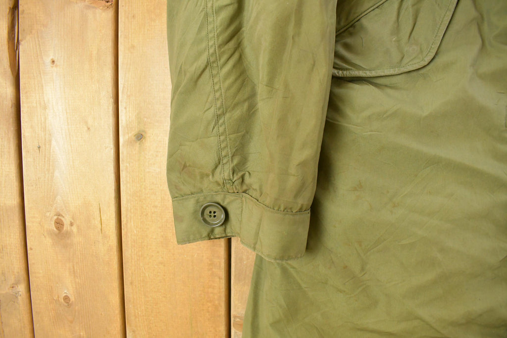 Vintage 1951 Cold Weather Combat Military Parka Jacket Men's S