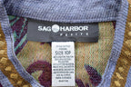 Vintage 1990s Sag Harbor Floral Tapestry Button Up