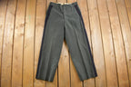 Vintage 1970s Military Wool Trousers Size 30 x 28