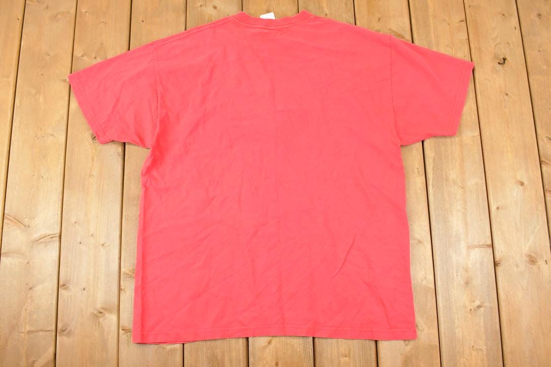 Vintage 1990s Enuf International Souvenir Travel T-Shirt Men's XL  Destination Shirt  90s Single Stitch Graphic Tee  Made in USA