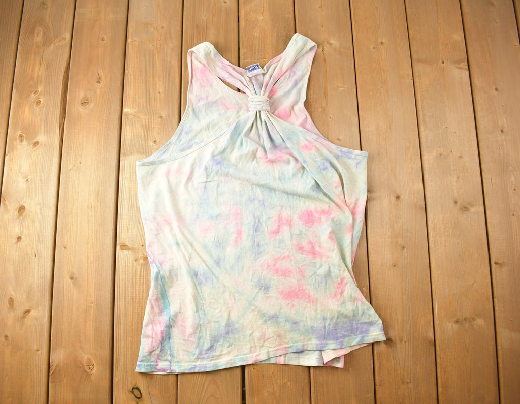Vintage 1990s Winnie The Pooh Graphic Tie Dye Tank Top