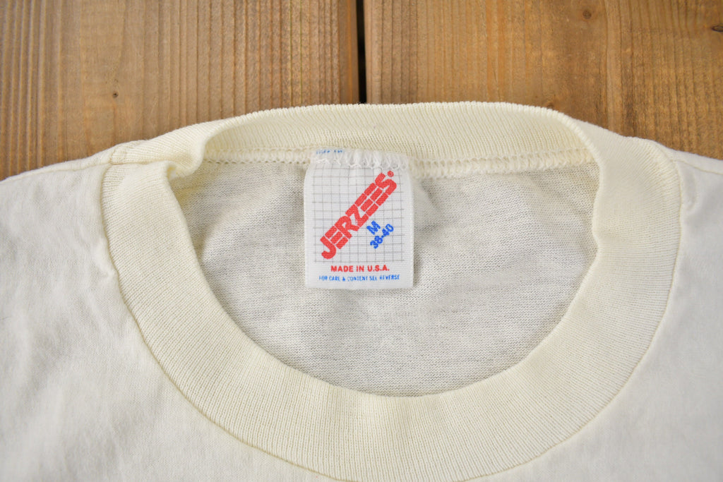 Vintage 1980s Beach Theme Single Stitch Souvenir Travel T Shirt Made In USA