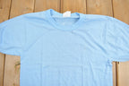 Vintage 1990s Blank Blue Ringer T-Shirt
