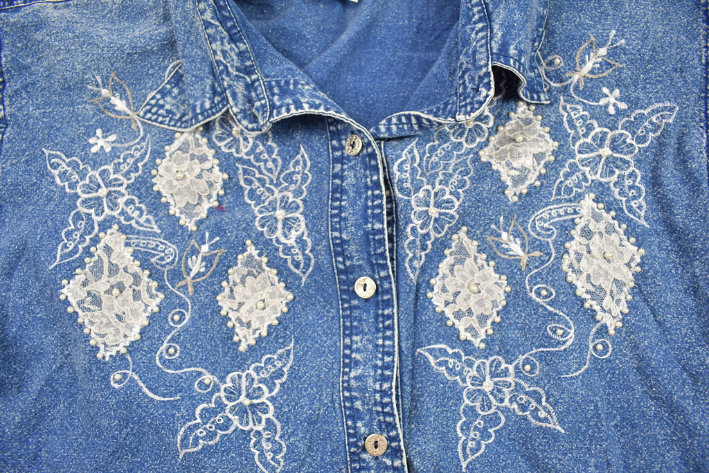 Vintage 1990s Abstract Button Up Shirt