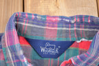 Vintage 1990s Woolrich Plaid Button Up Shirt