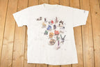 Vintage 1990s Special Crystals Mystic FAB Souvenir Travel T-Shirt Women's XL