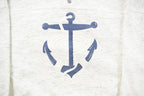 Vintage 1990s Anchor Sailing Henley Crewneck Sweatshirt Men's Medium
