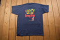 Vintage 1990s Drug Free World Graphic T Shirt