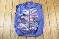 Vintage 1990s Dolphins Canadian Wildlife Fleece Outdoorsman Sweater