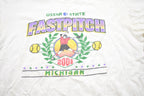 Vintage 2001 Fast Pitch Michigan Graphic T-Shirt