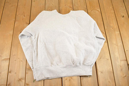 Vintage 1990s Mc Donogh Cotton Exchange Crewneck Sweatshirt Men's L / NCAA College Spellout / 90s Crossgrain Heavyweight Collegiate Sweater