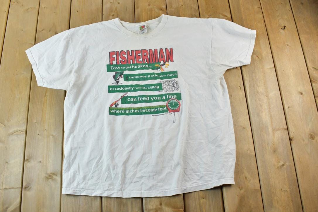 Vintage 1990s Fishing Souvenir T-Shirt