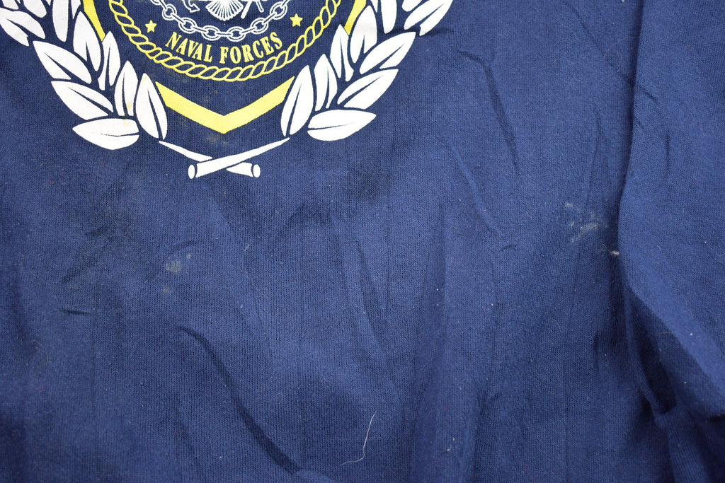 Vintage 1990s US Navy Marine Kings Bay Made In USA Crewneck Sweatshirt