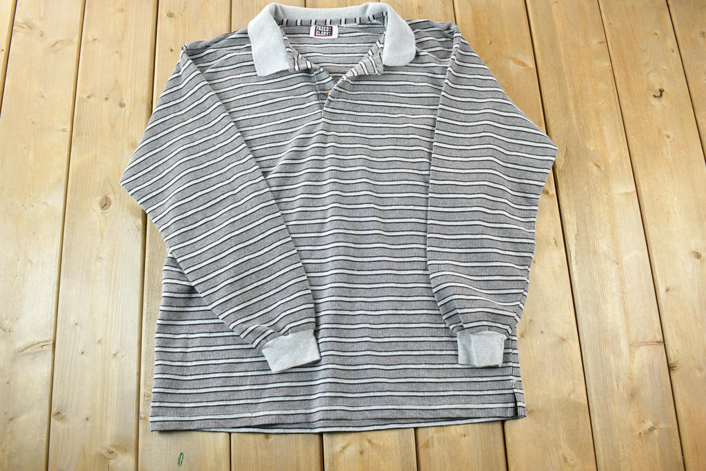 Vintage 90s Faded Glory Striped Button Up Shirt