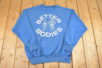 Vintage 1990s Better Bodies Souvenir Crewneck Gym Shark Sweatshirt Mens M /