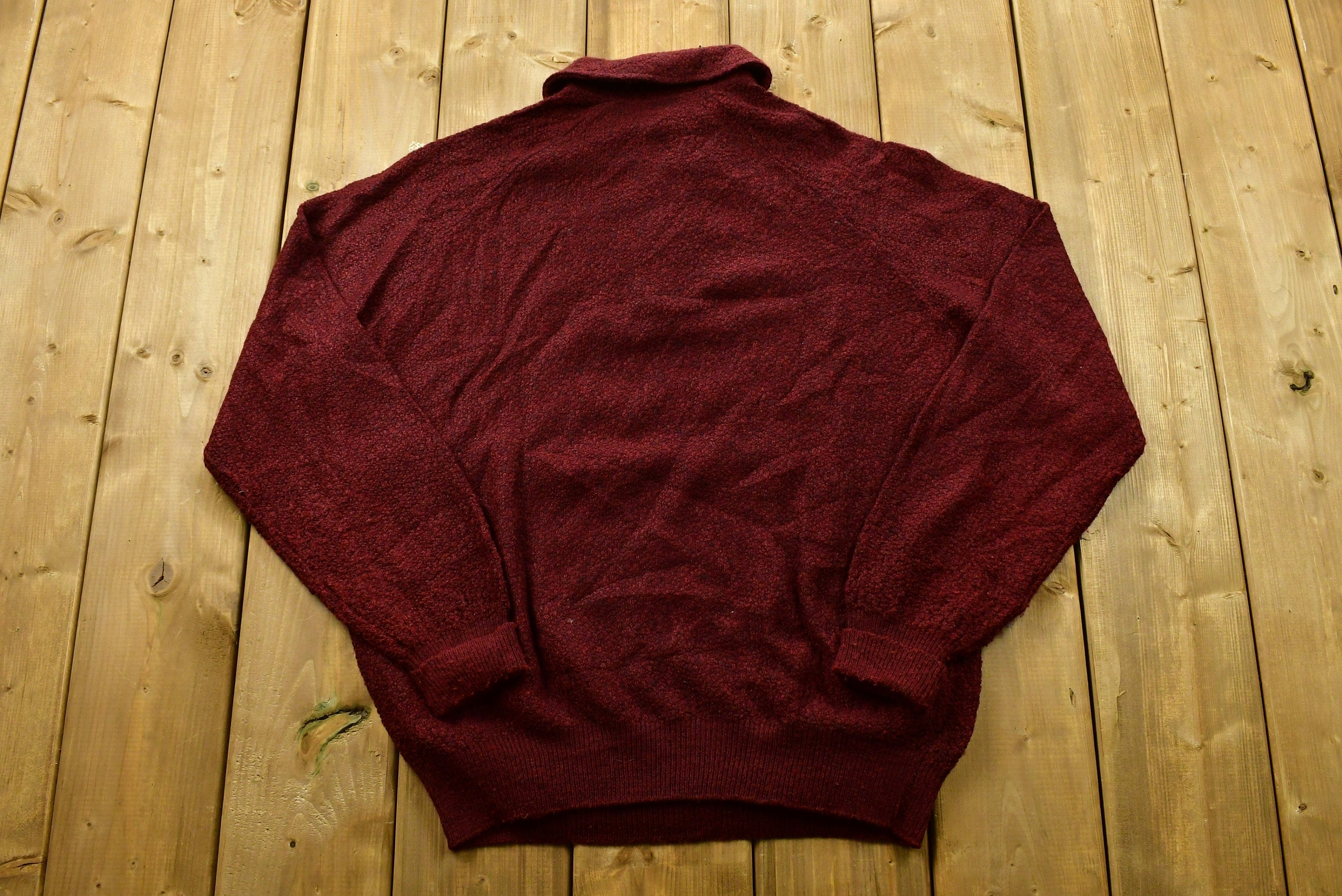 Vintage White Ram Wool Sweater