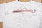 Vintage 1990s True fan Buffalo Sabres Signed Graphic T Shirt  Vintage T Shirt  Streetwear  Graphic Tee  Single Stitch  Made In USA