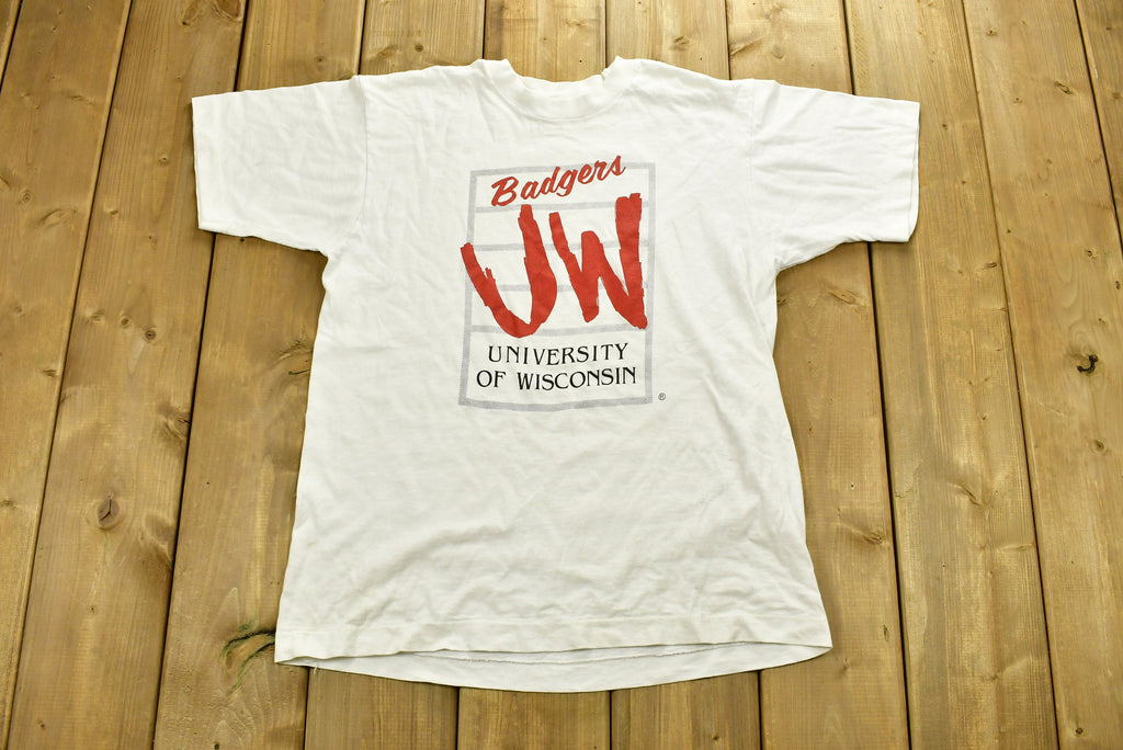 Vintage 1990s University of Wisconsin Badgers Collegiate T-Shirt