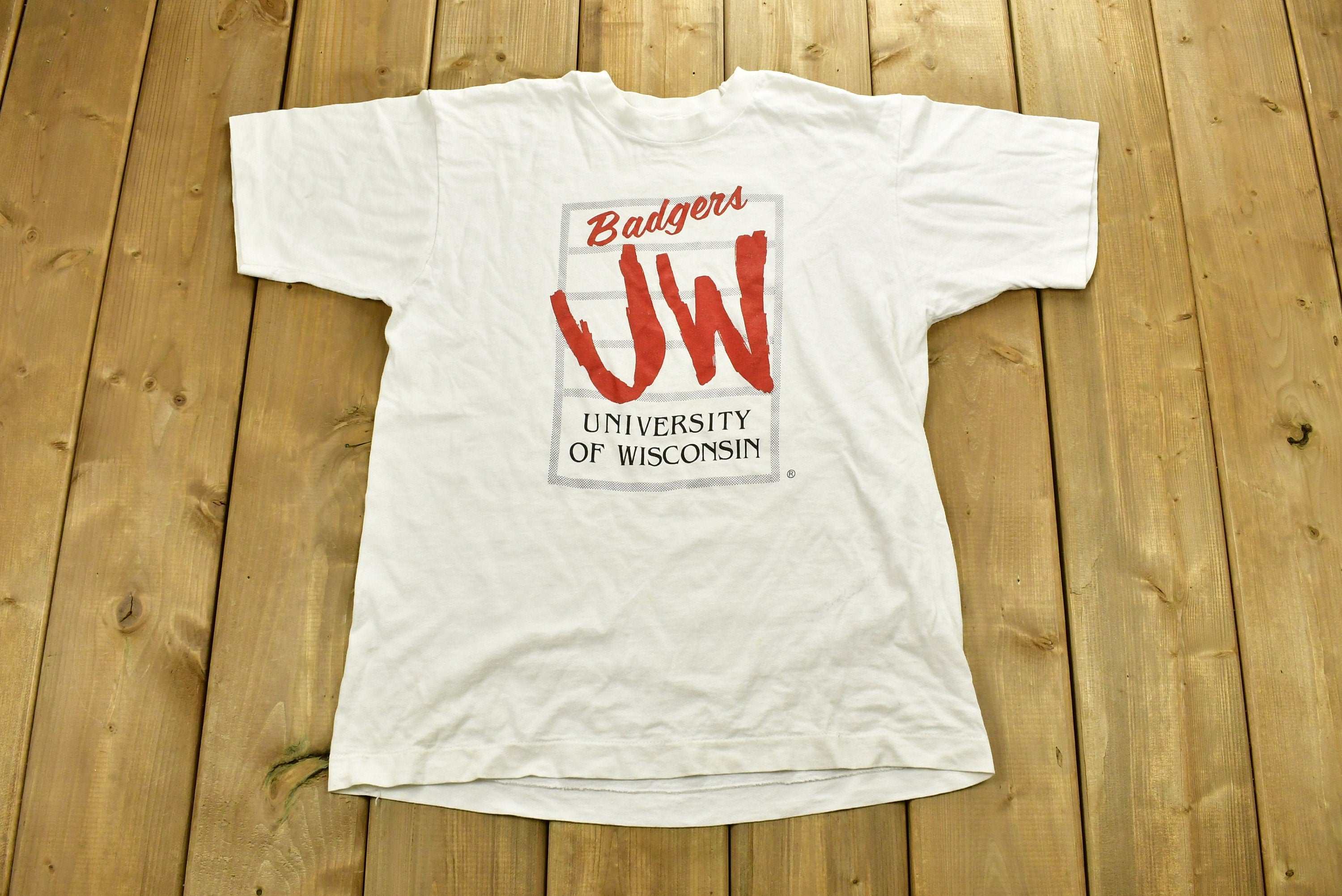 Vintage 1990s University of Wisconsin Badgers Collegiate T-Shirt
