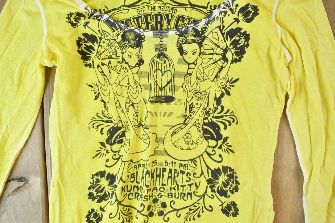 Women Vintage Vigoss Y2K T-Hooded Shirt / Vigoss Grunge Skull Print / Contrast Stitch / Internet Famous Clothing / Over Dyed / Y2K Bedazzled