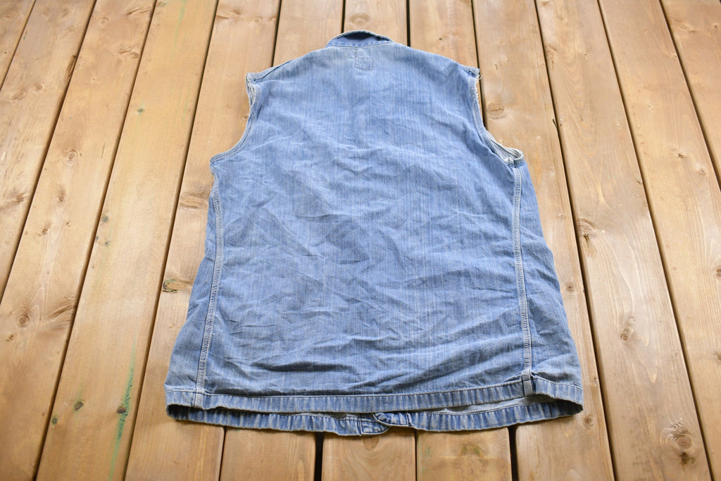 Vintage 1970s Lee Denim Jean Vest