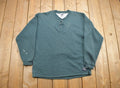 Vintage 1990s Russell Athletics Blank Henley Sweatshirt