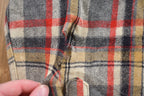 Vintage 1990s JC Penney Plaid Wool Flannel Button Up Shirt