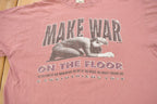Vintage 1990s Make War On The Floor Religious Graphic T Shirt