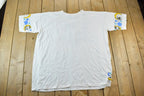 Vintage 1990s Nothing Is Ever Simple Cow Souvenir Cartoon Single Stitch Graphic Print T-Shirt / Vintage Sleepwear Streetwear / Vacation Tee