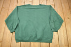 Vintage 1990s Blank Green Crewneck Sweatshirt