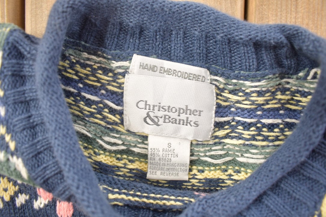 Vintage 1990s Christopher & Banks Knitted Crewneck Sweater