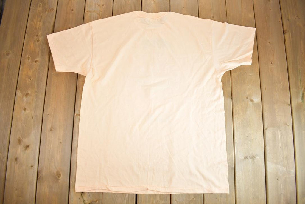 Vintage Y2k Summer 2000 Neon Beach Air Brushed T Shirt / Made In USA Destin Florida Vacation Tee