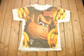Vintage 1990s Donkey Kong 64 All Over Print Nintendo T-shirt