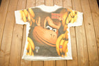 Vintage 1990s Donkey Kong 64 All Over Print Nintendo T-shirt