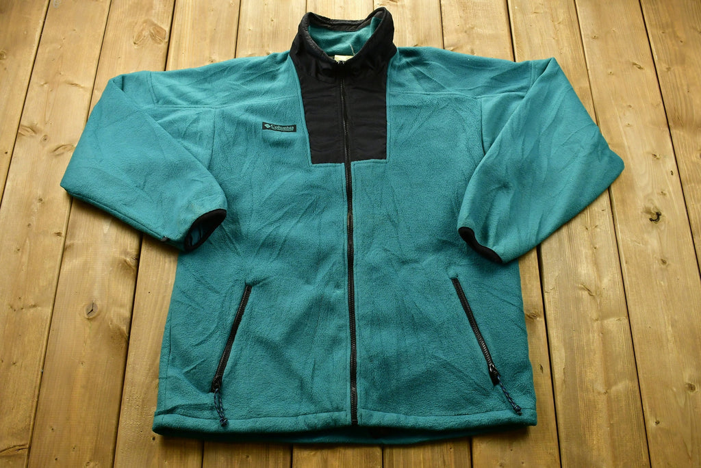 Vintage 1990s Columbia Full Zip Fleece Sweatshirt