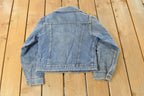 Vintage 1990s Ely Cattleman Denim Jean Trucker Jacket Women's Small