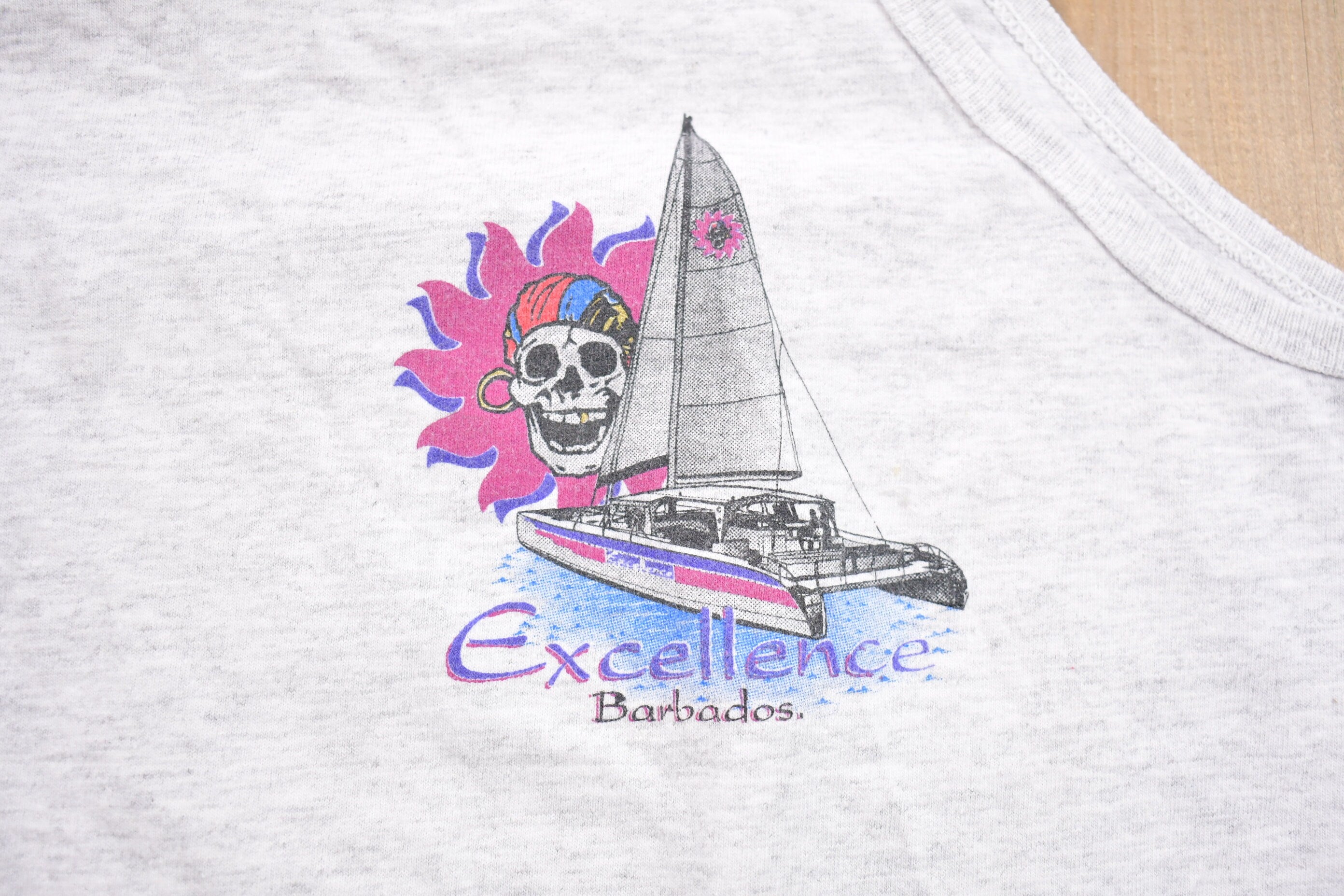 Vintage 1990s Barbados Souvenir Tank Top Shirt