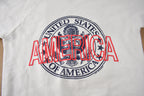 Vintage 1991 United States Of America Graphic Crewneck Sweatshirt Made In USA