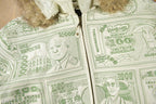 Vintage 1990s Tanners Avenue Leather Mosaic Bank Note 100 Dollar Bills Embroidered Bomber Jacket