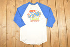 Vintage 1980s Team Spirit Souvenir Raglan T-Shirt Men's S
