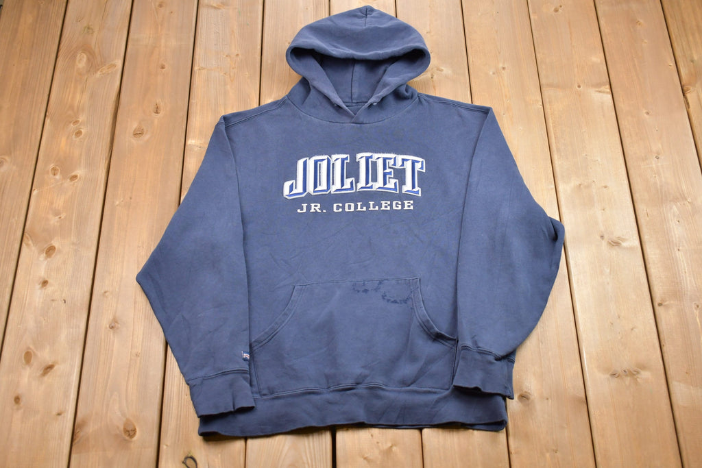 Vintage 1990s Jansport Joliet JR College Graphic Hoodie