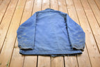 Vintage 1990s Big Mac Made In USA Collared Denim Chore Coat