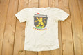 Vintage 1970s Heidelberg Germany Graphic Ringer T Shirt