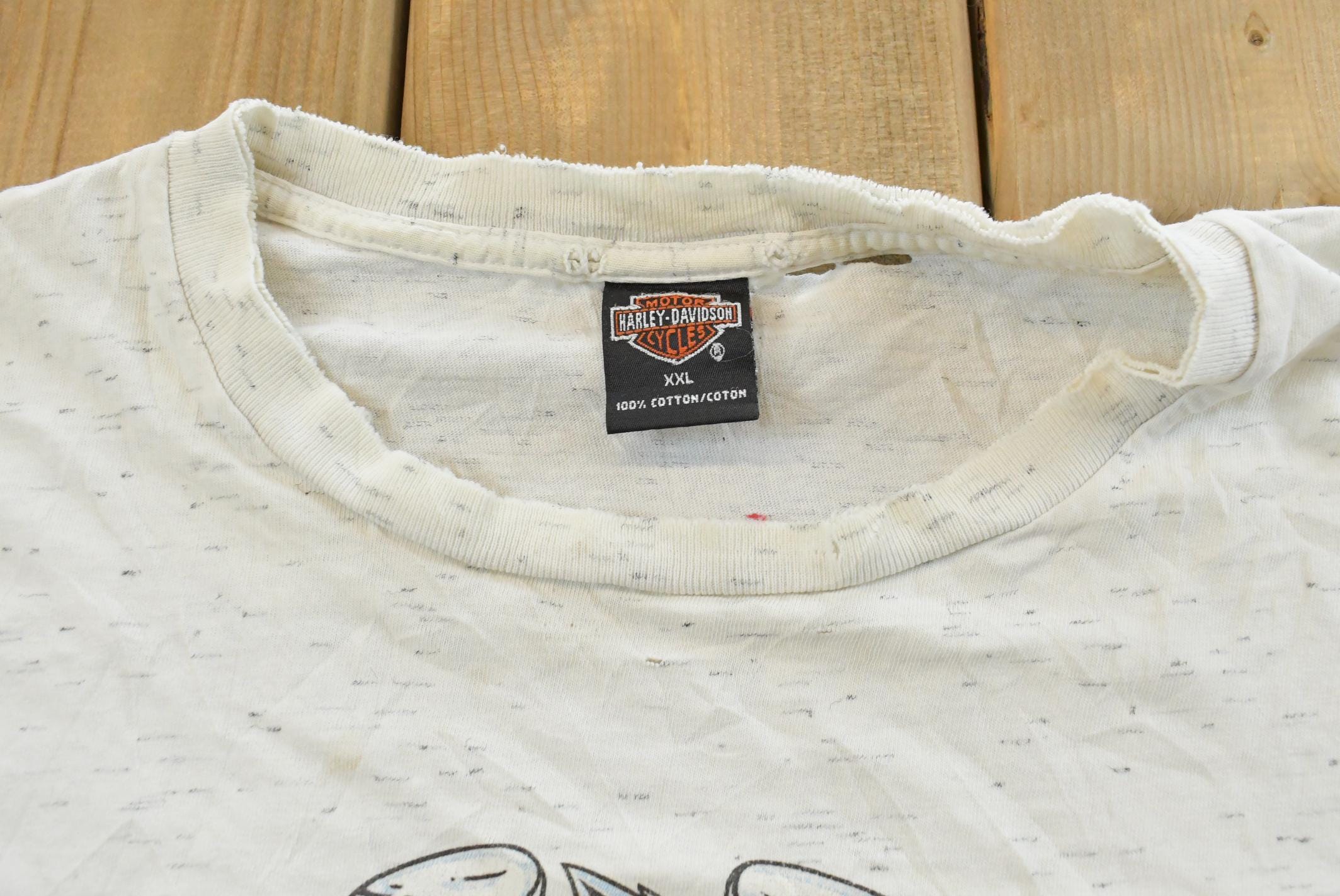 Vintage 1990s Harley Davidson Black Hills South Dakota Motorcycles Biker T-Shirt Men's 2XL