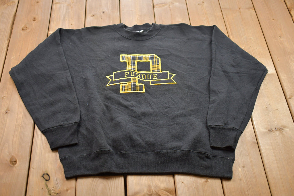 Vintage 1990s Purdue University Indiana Collegiate Heavyweight Lee Crewneck