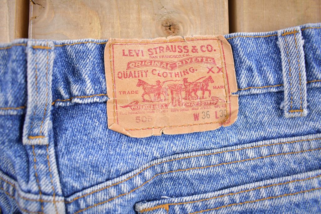 Vintage 1990s Levi's 505 Jeans Size 34 x 30