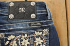 Vintage Y2K Miss Me Bedazzled Low Rise Jeans Women's Size 26x31