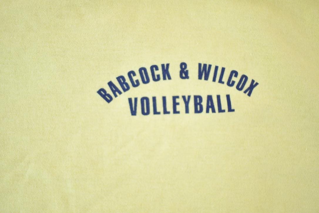 Vintage 1980s Deadstock Penmans Babcock and Wilcox Volleyball Souvenir Single Stitch Graphic Print T-Shirt Made In USA