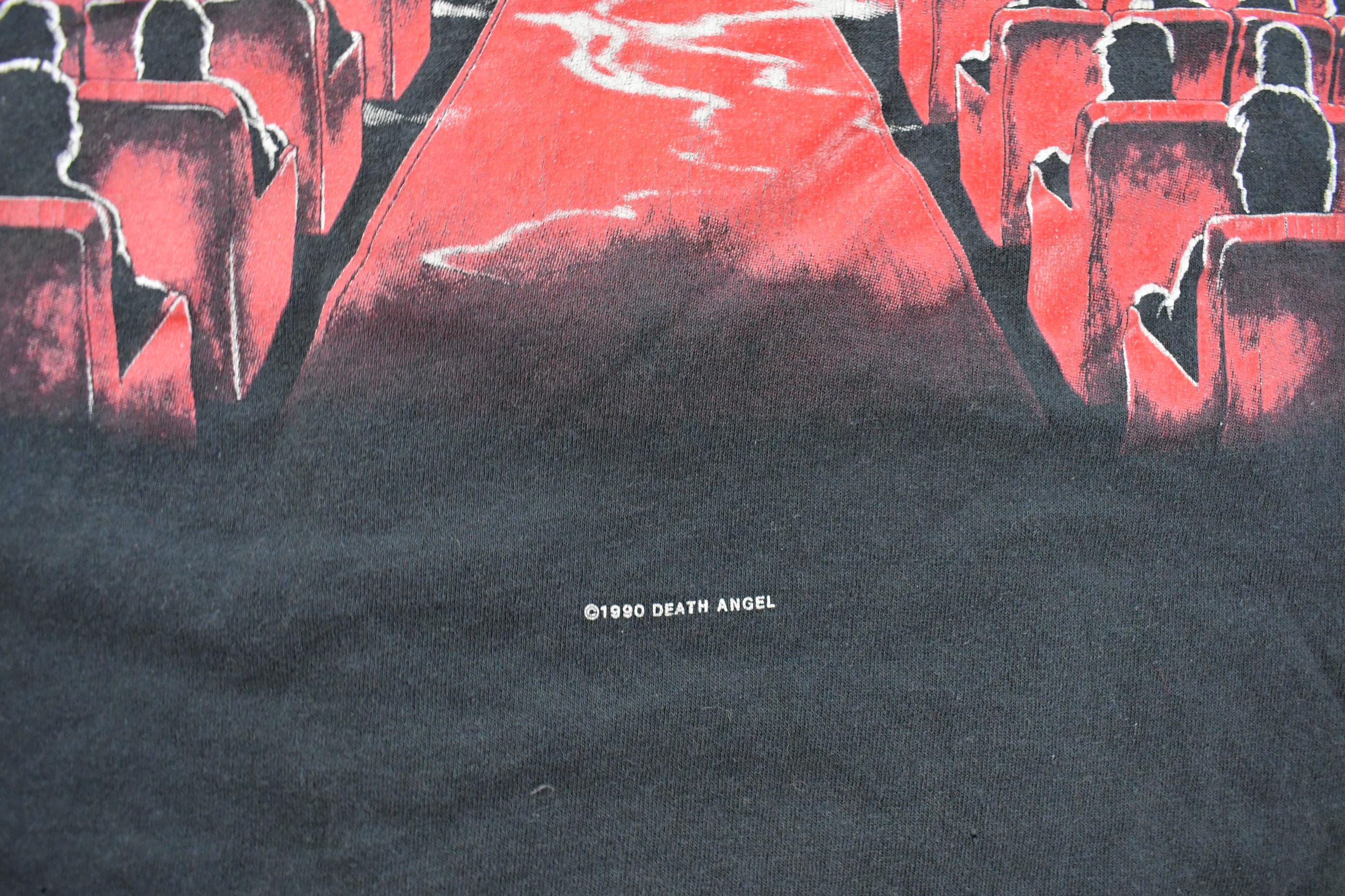 Vintage 1990s Death Angel "Act III" Band Tour Rock Metal T-Shirt Men's Medium